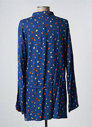 Tunique manches longues manches longues bleu PRINCESSE NOMADE femme