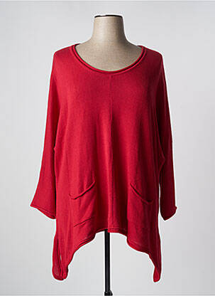 Pull rouge OLIVER JUNG pour femme