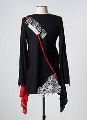 Tunique manches longues noir POISSON B pour femme seconde vue