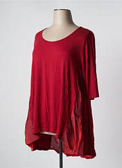 Tunique manches longues rouge G!OZE pour femme seconde vue