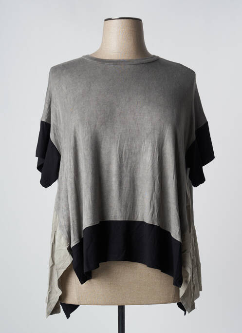 Top gris ALEMBIKA pour femme
