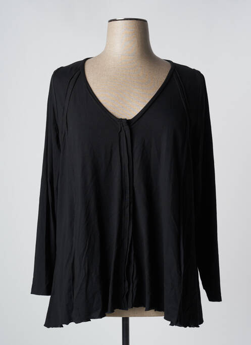 Tunique manches longues noir EXELLE pour femme