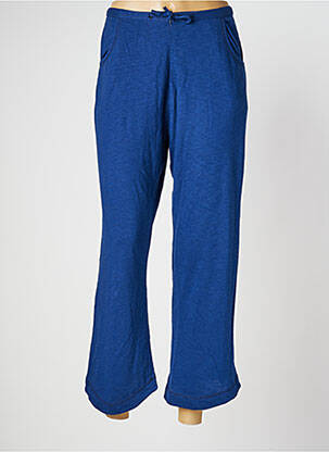 Pantalon large poches taille normale bleu NID D'ABEILLE femme