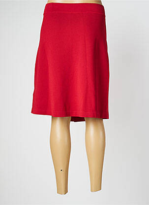Jupe mi-longue stretch rouge 4 FUNKY FLAVOURS femme