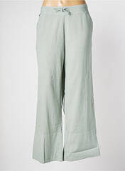 Pantalon large vert VINTAGE POESY pour femme seconde vue