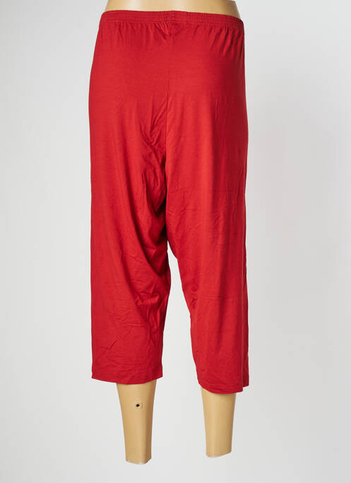 Pantacourt rouge EXELLE pour femme