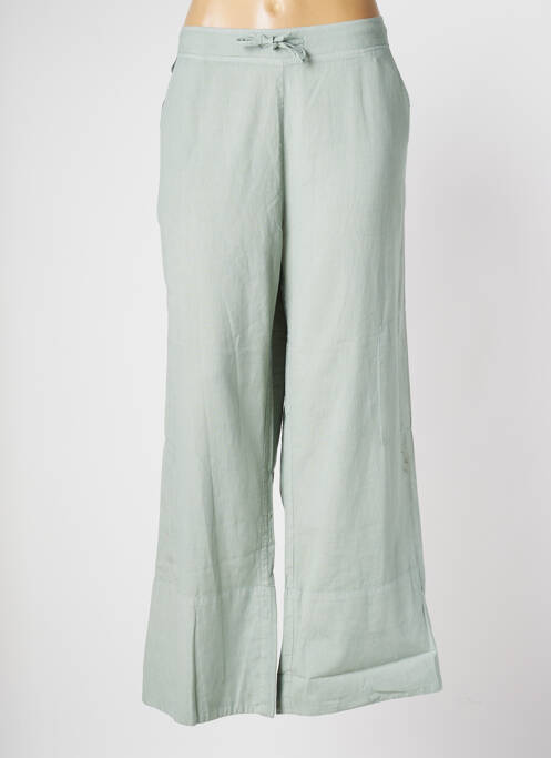 Pantalon large vert VINTAGE POESY pour femme