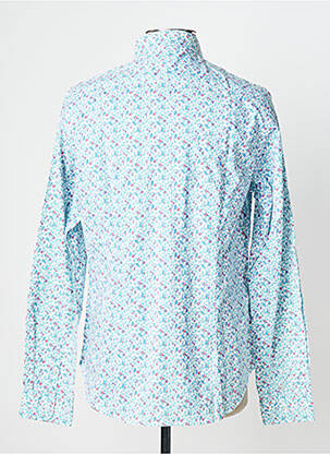 Chemise manches longues imprimé fleurs bleu FYORD homme