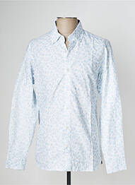 Chemise manches longues manches longues bleu FYORD homme