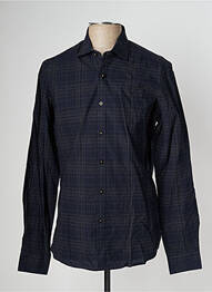 Chemise manches longues manches longues bleu FYORD homme