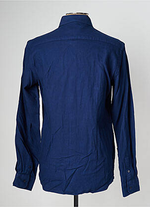 Chemise manches longues manches longues bleu FYORD homme