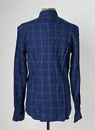 Chemise manches longues manches longues bleu FYORD homme