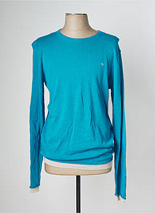 Pull stretch manches longues bleu FYORD homme