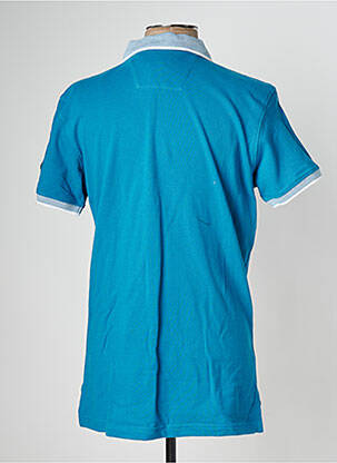 Polo stretch manches courtes bleu FYORD homme