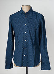 Chemise manches longues bleu FYORD pour homme seconde vue