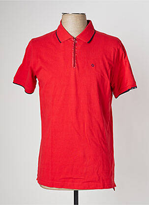 Polo rouge FYORD pour homme
