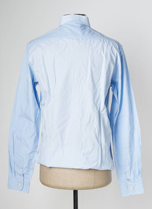 Chemise manches longues poches bleu FYORD homme