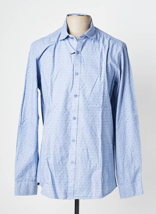 Chemise manches longues bleu FYORD pour homme