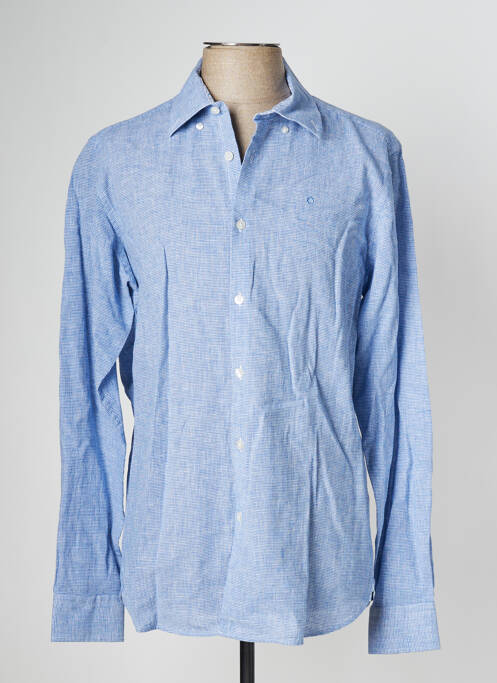 Chemise manches longues bleu FYORD pour homme