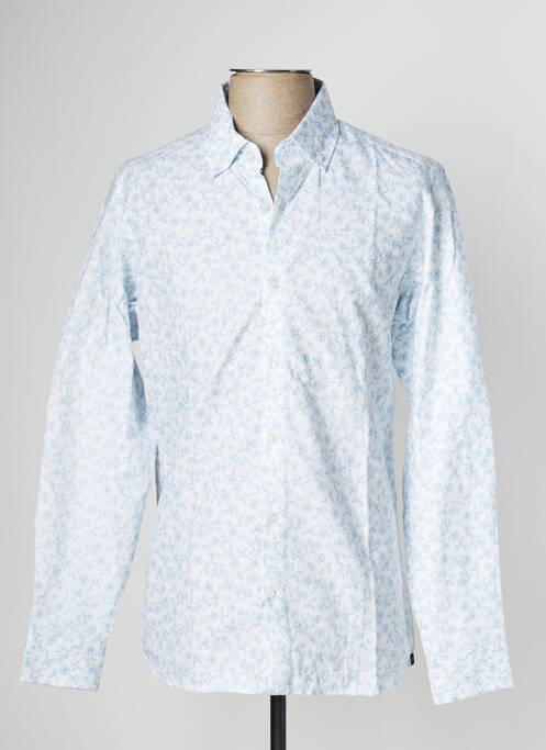 Chemise manches longues bleu FYORD pour homme