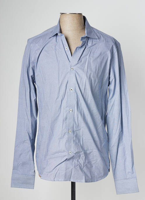 Chemise manches longues bleu FYORD pour homme