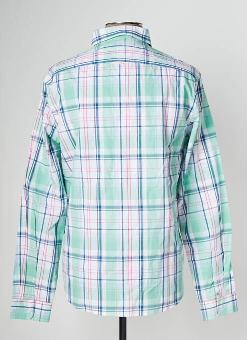 Chemise manches longues vert FYORD pour homme