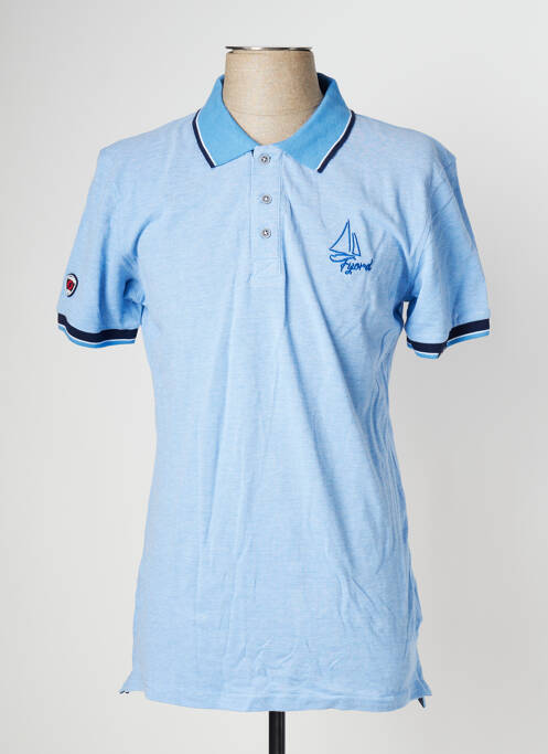 Polo bleu FYORD pour homme