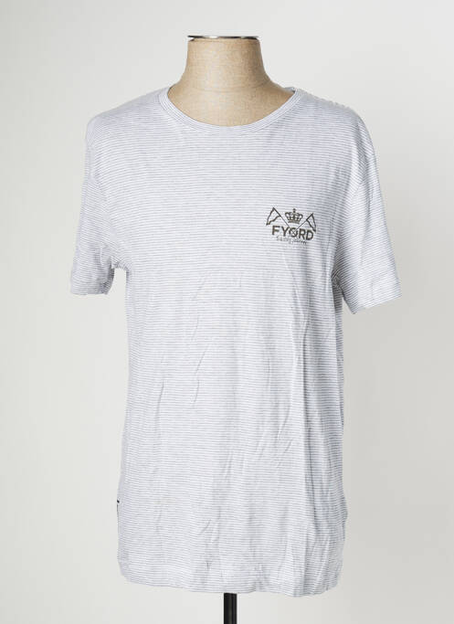 T-shirt gris FYORD pour homme