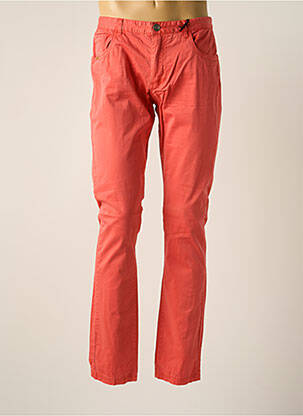 Pantalon slim stretch taille normale orange FYORD homme