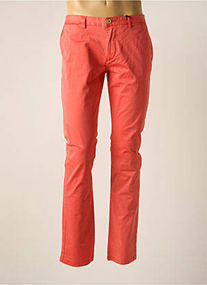 Pantalon chino stretch taille normale orange FYORD homme