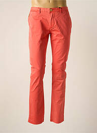 Pantalon chino stretch taille normale orange FYORD homme