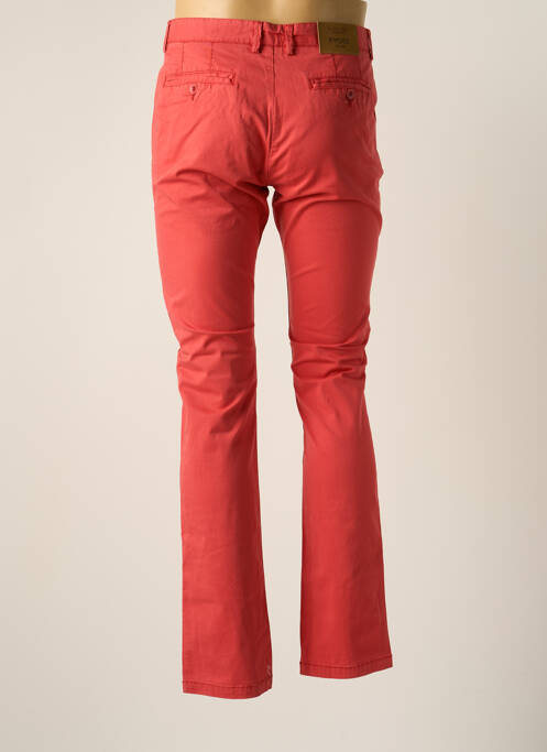Pantalon chino rouge FYORD pour homme
