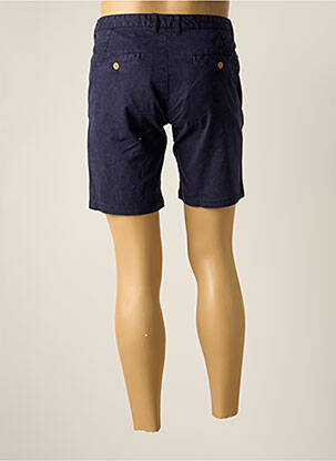 Short fermeture zippée sous rabat boutonné taille normale bleu FYORD homme