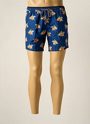 Short de bain tissage popeline bleu FYORD homme