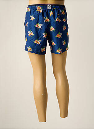 Short de bain tissage popeline bleu FYORD homme