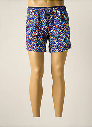 Short de bain tissage popeline bleu FYORD homme