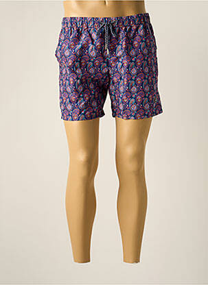 Short de bain tissage popeline bleu FYORD homme