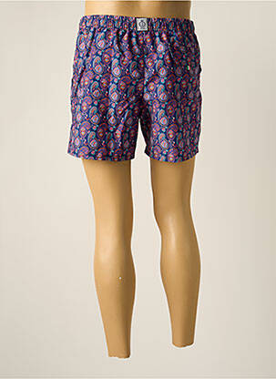 Short de bain tissage popeline bleu FYORD homme