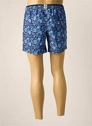 Short de bain tissage popeline bleu FYORD homme