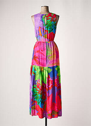 Robe longue rose DESIGUAL femme