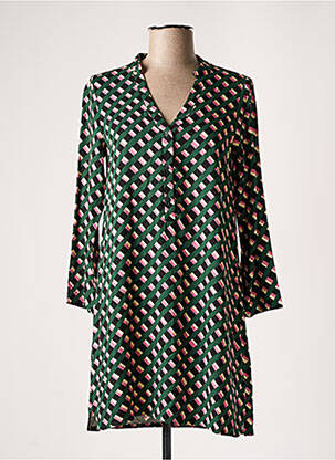 Robe courte vert COMPAÑIA FANTASTICA femme