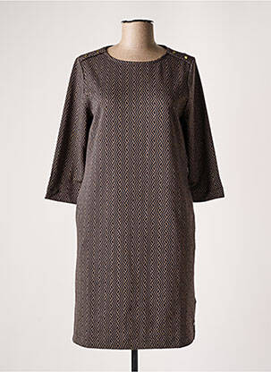 Robe mi-longue marron GARCIA femme