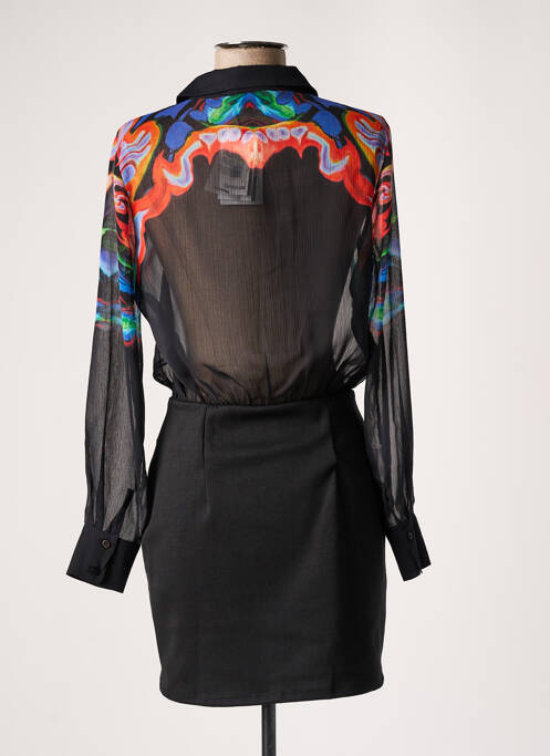 Robe courte noir DESIGUAL pour femme