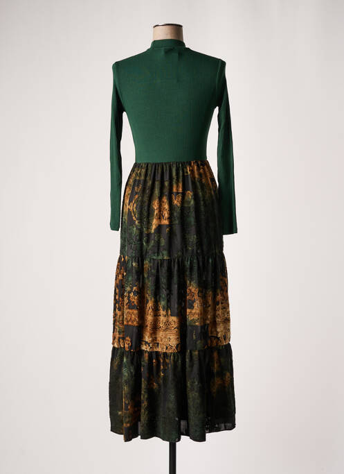Robe longue vert DESIGUAL pour femme