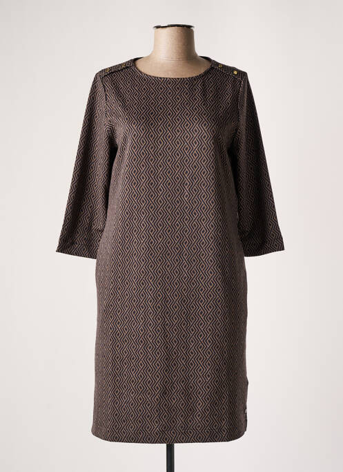 Robe mi-longue marron GARCIA pour femme