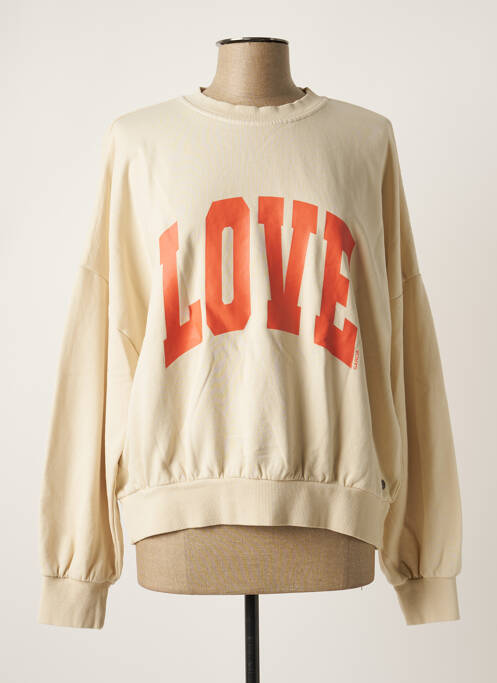 Sweat-shirt beige GARCIA pour femme