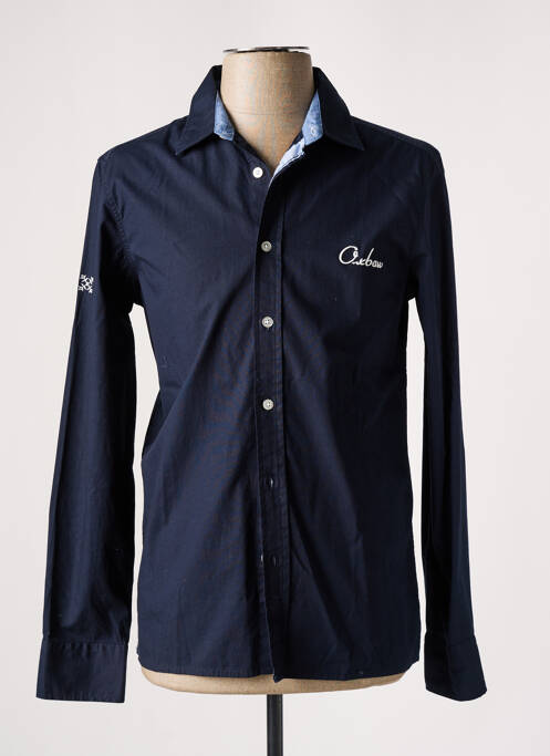 Chemise manches longues bleu OXBOW pour homme