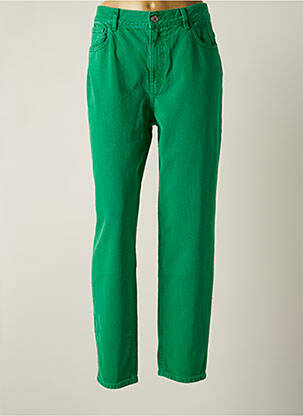 Pantalon droit vert DESIGUAL femme
