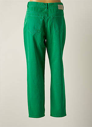 Pantalon droit vert DESIGUAL femme