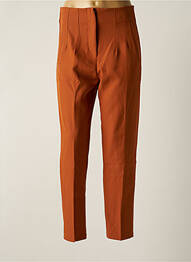 Pantalon droit marron AKOZ DE TOI femme